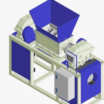 Шредер двухвальный ШДРМ-74
